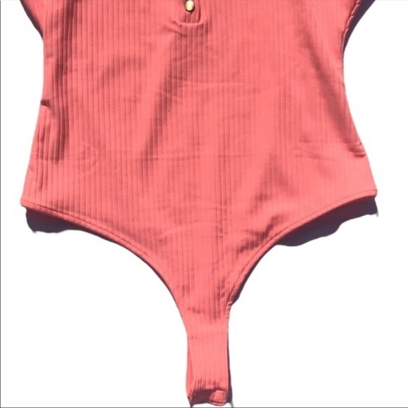 Victoria's Secret Sport Ribbed Henley Style Bodysuit - Picture 8 of 16